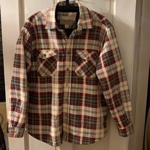Flannel Sherpa lined Shirt
